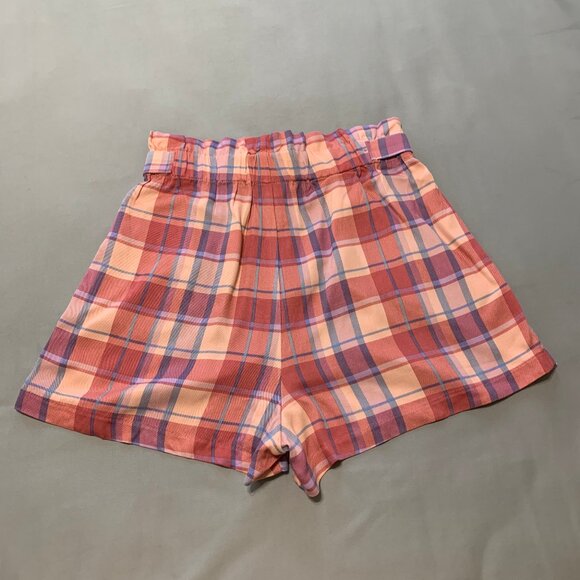 A.N.A. Shorts. Checkered. Pink. Women. Elastic Waist. Size 8. - Picture 5 of 6
